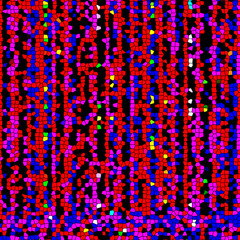 Abstract digital art background.