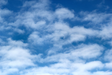 blue sky with clouds