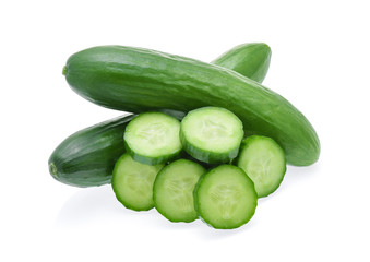 cucumber isolated on white