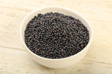 Black lentils