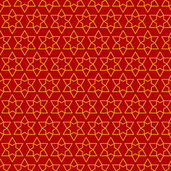 Red and golden chinese traditional pattern collection. Abstract asian background. Decorative chinese wallpaper. Endless texture for wallpaper, pattern fills, web page background, surface textures.
