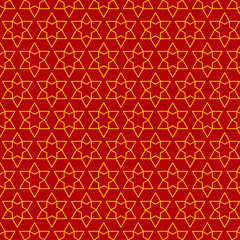 Red and golden chinese traditional pattern collection. Abstract asian background. Decorative chinese wallpaper. Endless texture for wallpaper, pattern fills, web page background, surface textures.