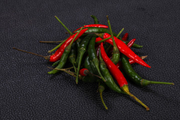 Hot and spicy Chili pepper heap