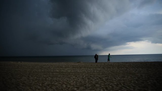 Superzelle an der Ostsee im Zeitraffer shelfcloud