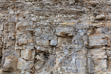 Grey rock bedding fold