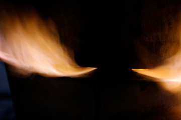 Fire close-up picture