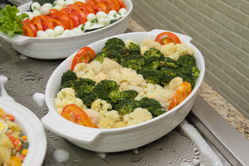 Salada legumes prato