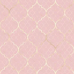  Abstracte geometrische naadloze patroon. Oosterse tegels. Vintage textuur © Olga