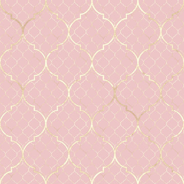 Abstract geometric seamless pattern. Oriental tiles. Vintage texture