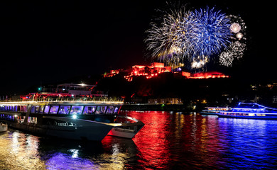 Rhein in Flammen (Rhine in Flames) , Koblenz, Deutschland