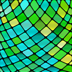 abstract vector stained-glass mosaic background