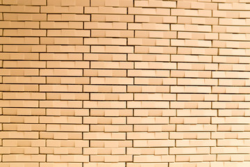 Brown rectangle, block wall