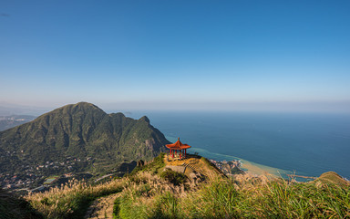 Panorama view on Teapot mountain, Taiwan