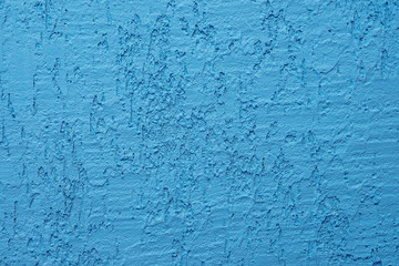 Blue cement wall,Rough surface look like blue sand.Background texture design. Old light blue cement texture and background