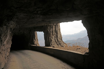 Kunshan Wall highway, Shanxi, Lingchuan, China