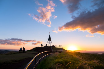 Obraz premium Sunset scene of Auckland City.