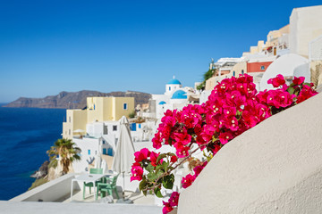 View of the architecture of Santorini