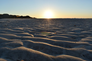 Early Morning Sand and Sunrise 