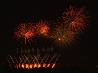 fireworks in the sky