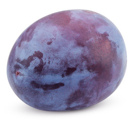 Fototapeta premium plum isolated on white background, clipping path, full depth of field