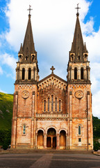 Fototapeta na wymiar Basilica of Covadonga, Spain