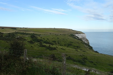 Fototapeta na wymiar White Cliffs of Dover, Kent, England, UK