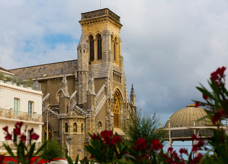 Eglise Sainte-Eugenie, Biarritz - obrazy, fototapety, plakaty