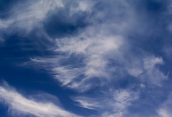 Blue sky with clouds