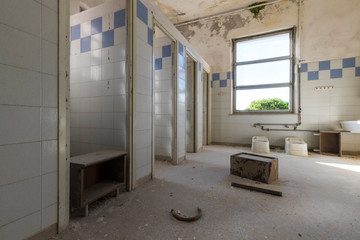 Urban exploration in an abandoned camp