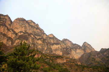 Natural scenery in mountain area