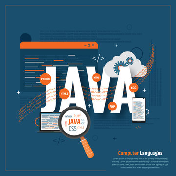 Web development, coding and programming responsive layout internet site or app of devices. 