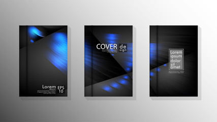 Vector collection of book cover backgrounds. eps 10 vector design illustrations