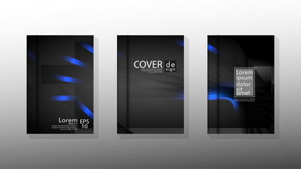 Vector collection of book cover backgrounds. eps 10 vector design illustrations