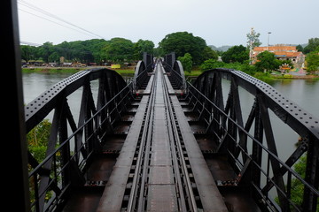 Fototapeta na wymiar Bridge on the River Kwai