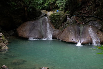 The Erawan Waterfal