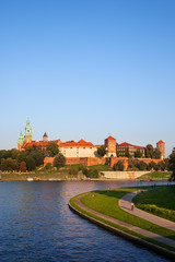 Fototapeta na wymiar Wawel Royal Castle in Cracow