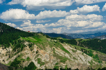 Fototapeta premium Beautiful summer landscape in Savsat, Artvin province, Turkey
