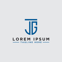 Inspiring company logo designs from the initial letters JG logo icon. -Vectors