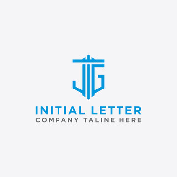Inspiring company logo designs from the initial letters JG logo icon. -Vectors