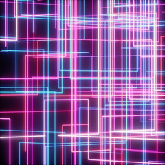 Network of stripe and light