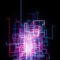 Network of stripe and light
