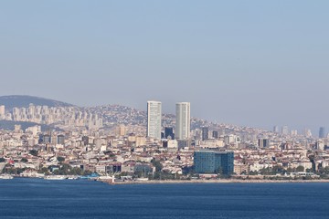 Fototapeta na wymiar Skyline and Landcape Istanbul, Turkey