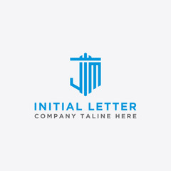 Inspiring company logo designs from the initial letters of the JM logo icon. -Vectors