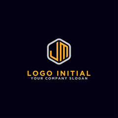 Inspiring company logo designs from the initial letters of the JM logo icon. -Vectors