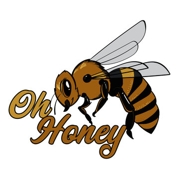 Oh Honey Honeybee Pun