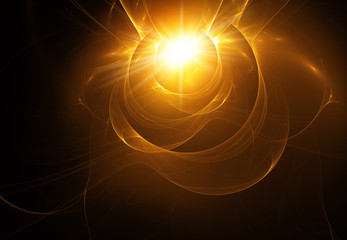 abstract golden background, Energy