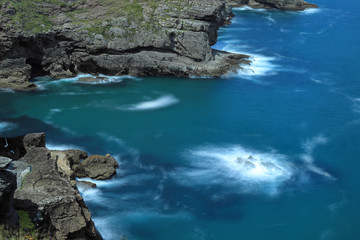 Spanish north coast cliff, Cabo de Quejo, Cantabria