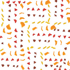 Fototapeta premium Autumn abstract background with spots and lines on a white background. watercolor illustration for wallpaper, prints and magazines.