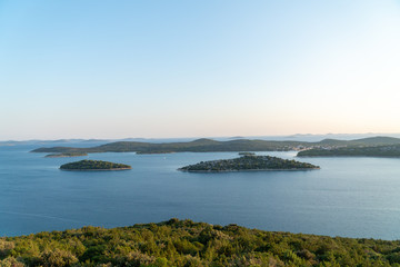 Fototapeta na wymiar Islands on sea - Kornati National Park Croatia