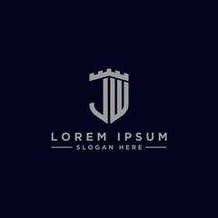 Inspiring company logo design from the initial letters JW logo icon. -Vectors